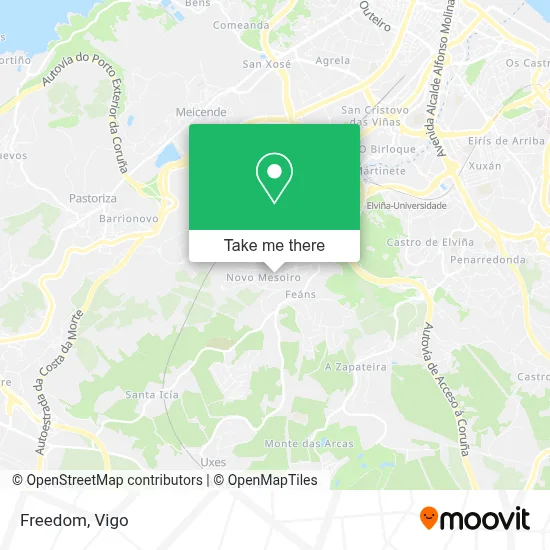 Freedom map
