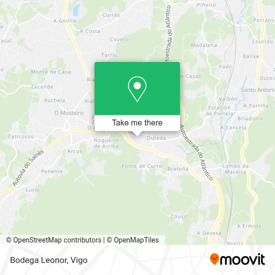 Bodega Leonor map