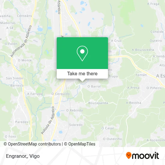 Engranor, map