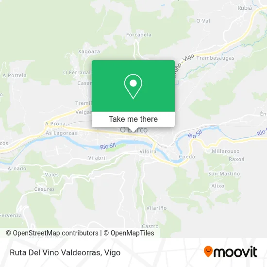 Ruta Del Vino Valdeorras map