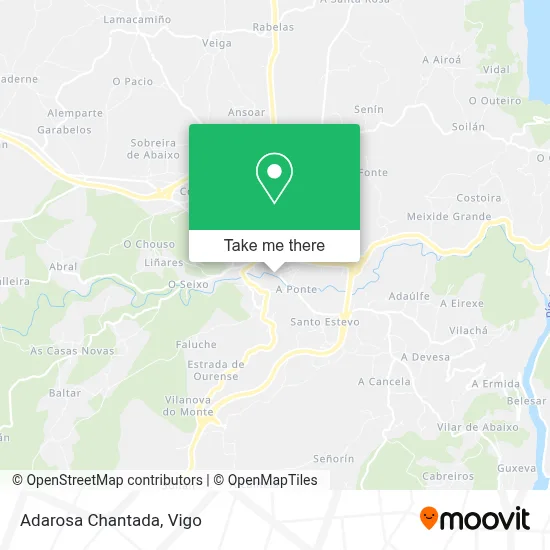 Adarosa Chantada map
