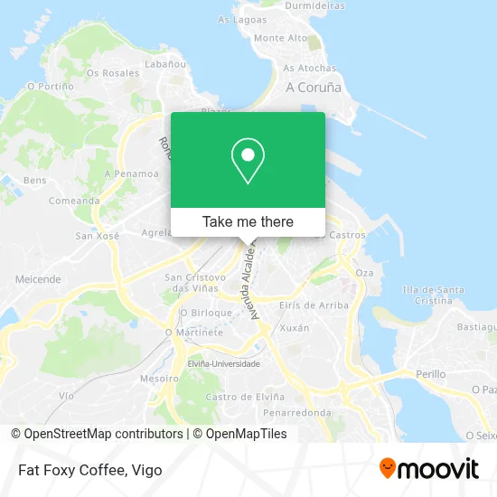 Fat Foxy Coffee map