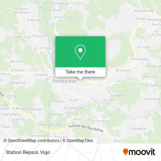 Station Repsol map