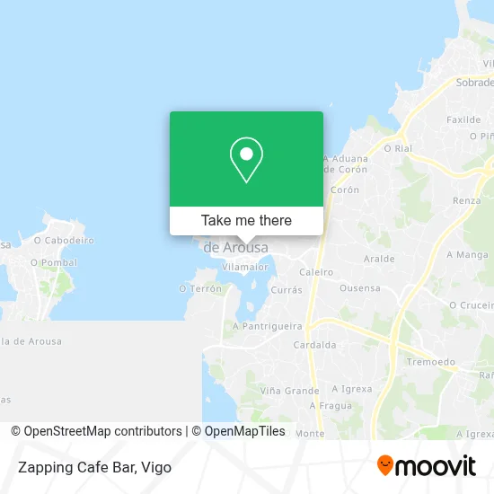 Zapping Cafe Bar map