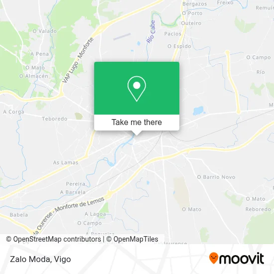 Zalo Moda map