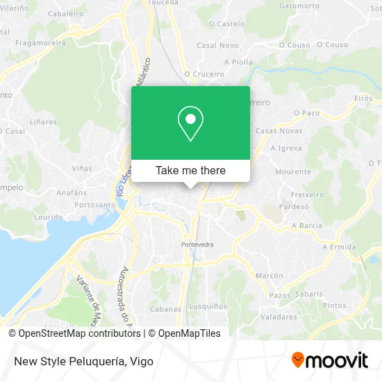 New Style  Peluquería map