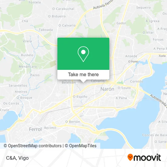 C&A map