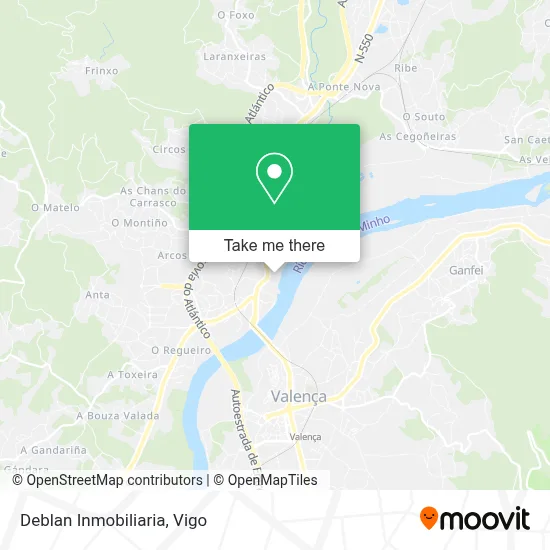 Deblan Inmobiliaria map