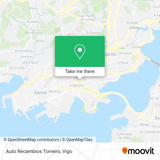 Auto Recambios Torreiro map