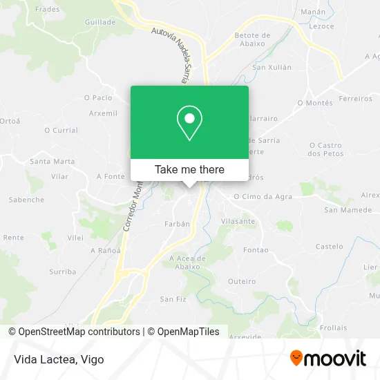 Vida Lactea map