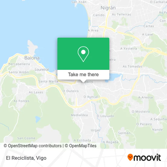 El Reciclista map