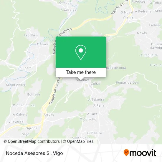 Noceda Asesores Sl map