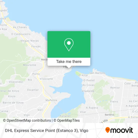 DHL Express Service Point (Estanco 3) map