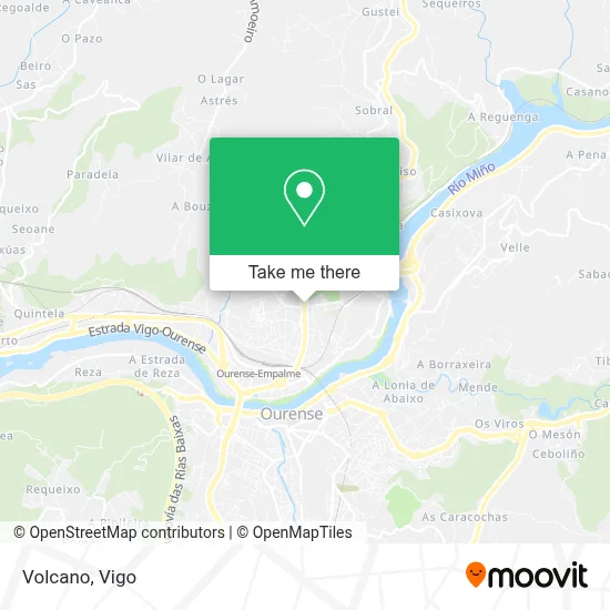 Volcano map