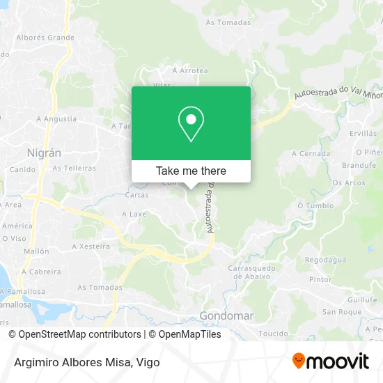 Argimiro Albores Misa map