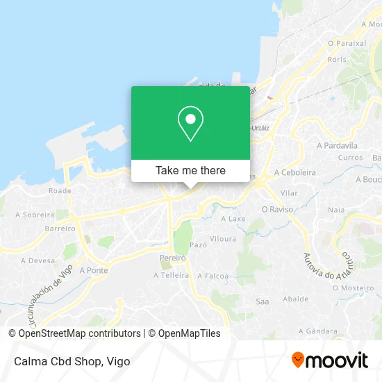 Calma Cbd Shop map