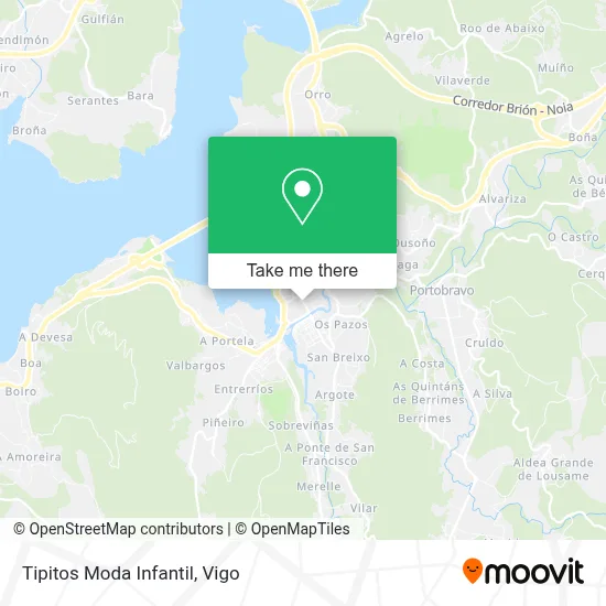 Tipitos Moda Infantil map