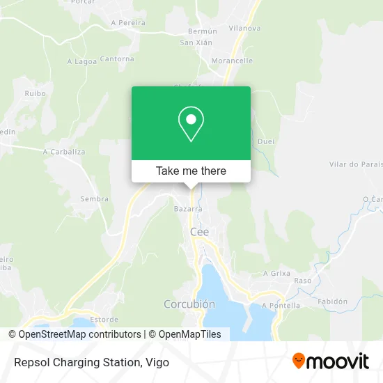 Repsol Charging Station map