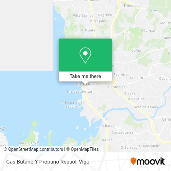 Gas Butano Y Propano Repsol map