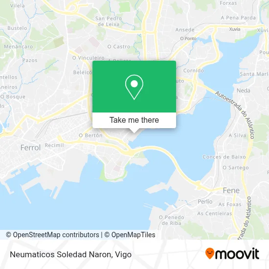 Neumaticos Soledad Naron map