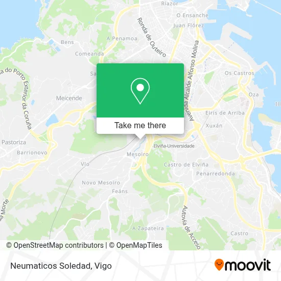 Neumaticos Soledad map