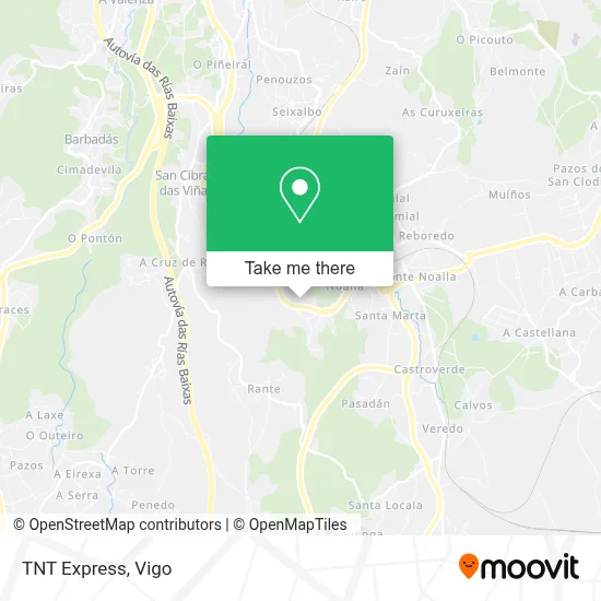 Tnt Express map
