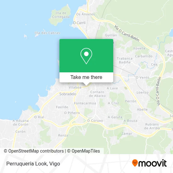 Perruquería Look map
