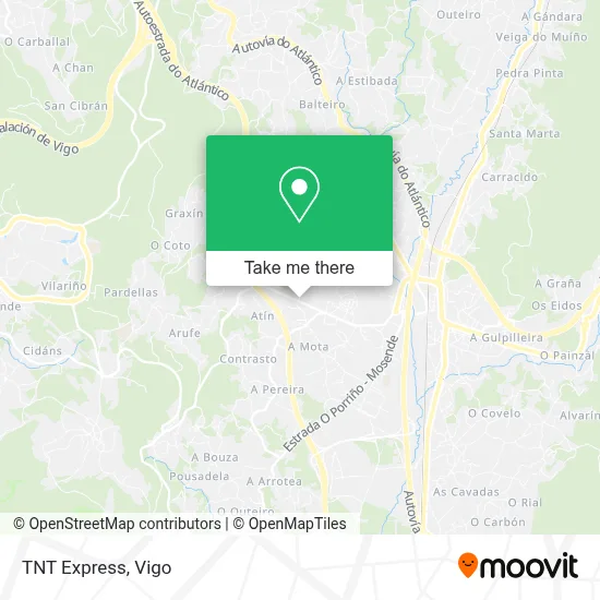 Tnt Express map