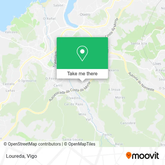 Loureda map