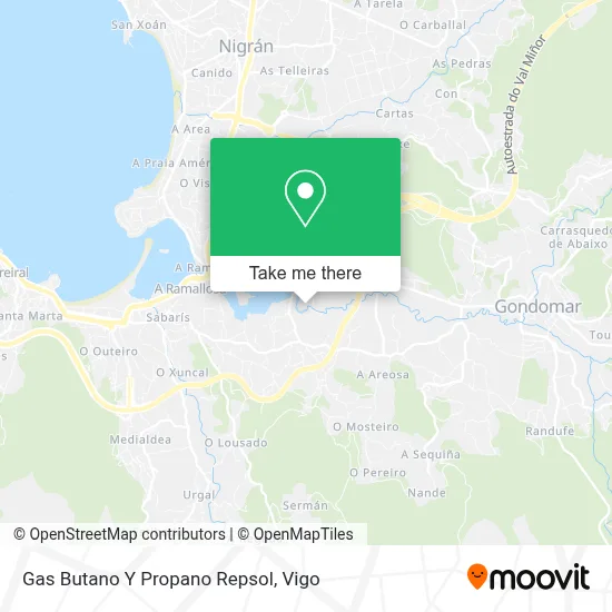 Gas Butano Y Propano Repsol map
