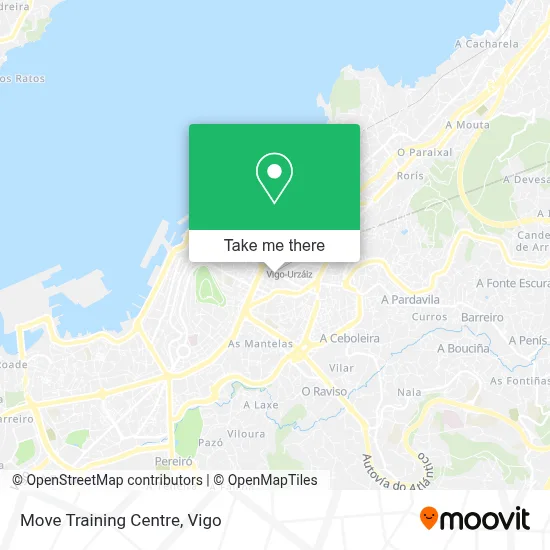 Move Training Centre map