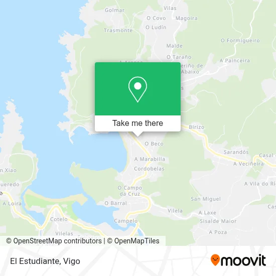 El Estudiante map