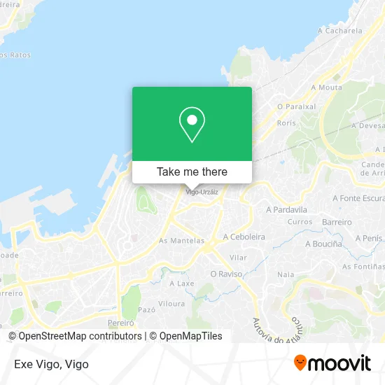 Exe Vigo map