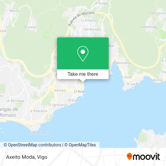 mapa Axeito Moda