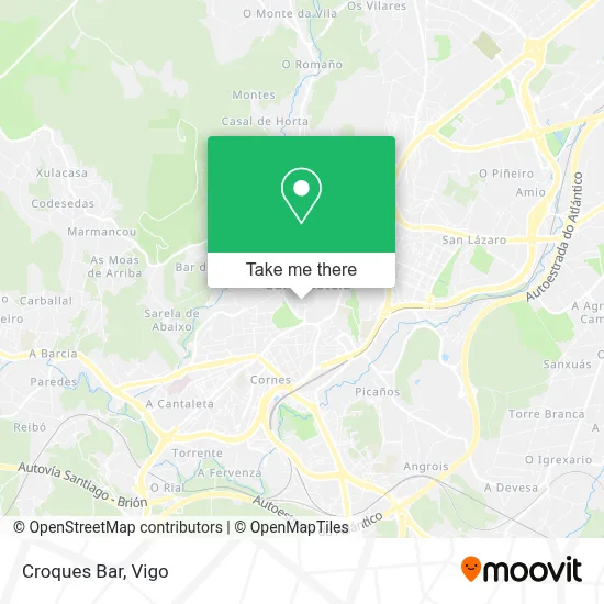 Croques Bar map