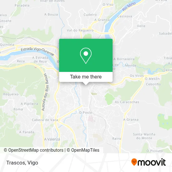 Trascos map