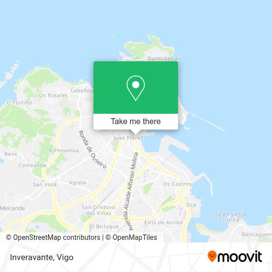 Inveravante map