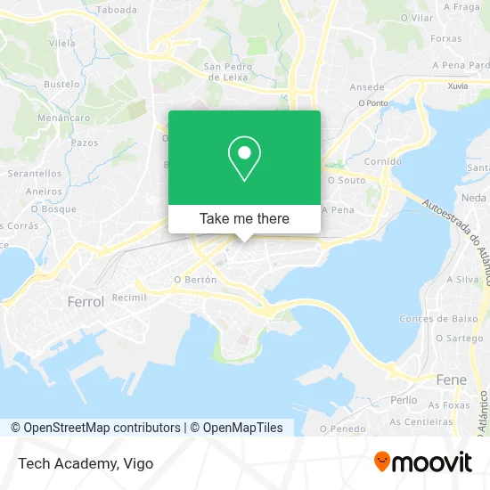 Tech Academy map