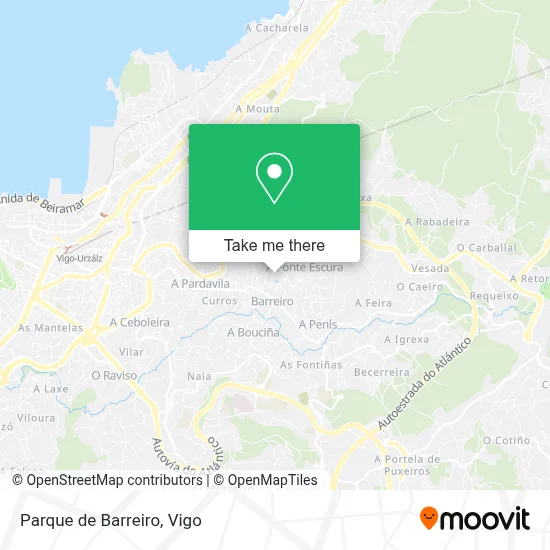 Parque de Barreiro map