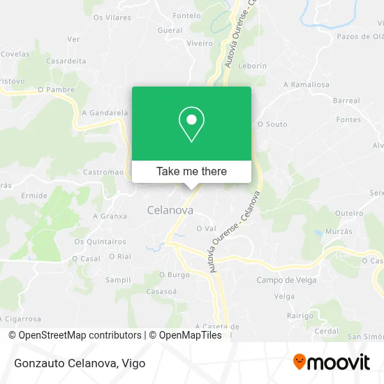 Gonzauto Celanova map