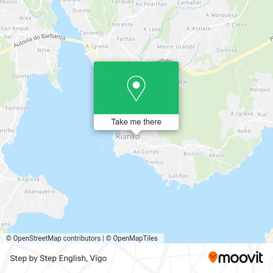 Step by Step English map