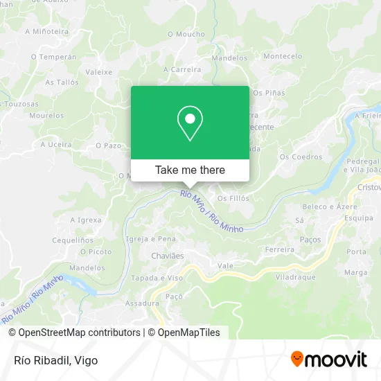 Río Ribadil map