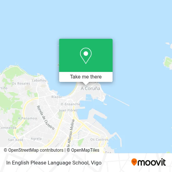 In English Please Language School map