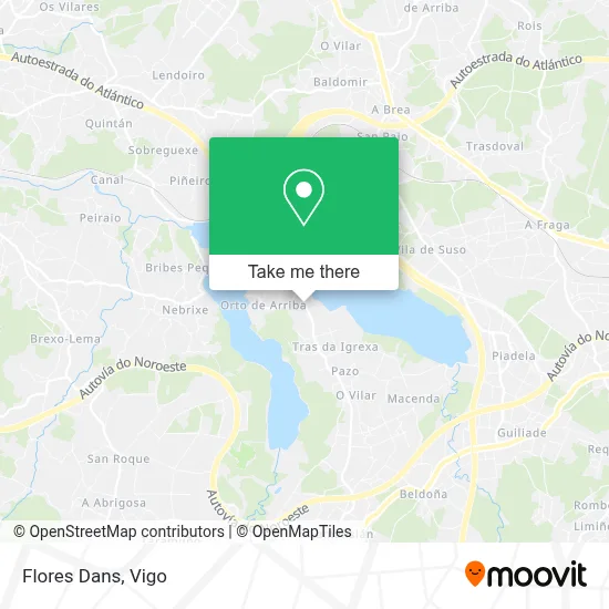 mapa Flores Dans