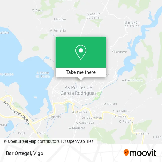 Bar Ortegal map