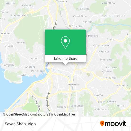 Seven Shop map