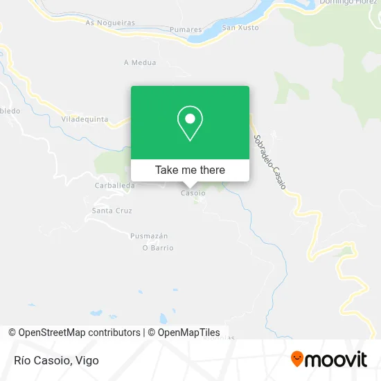 Río Casoio map