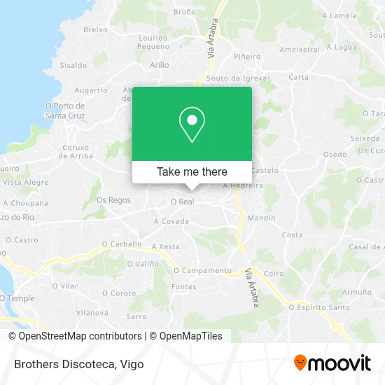 Brothers Discoteca map