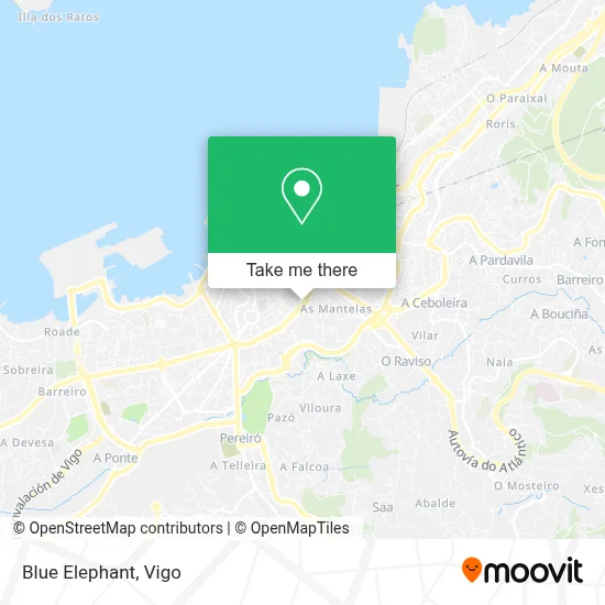 Elefante Azul map