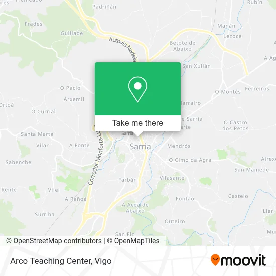 Arco Teaching Center map